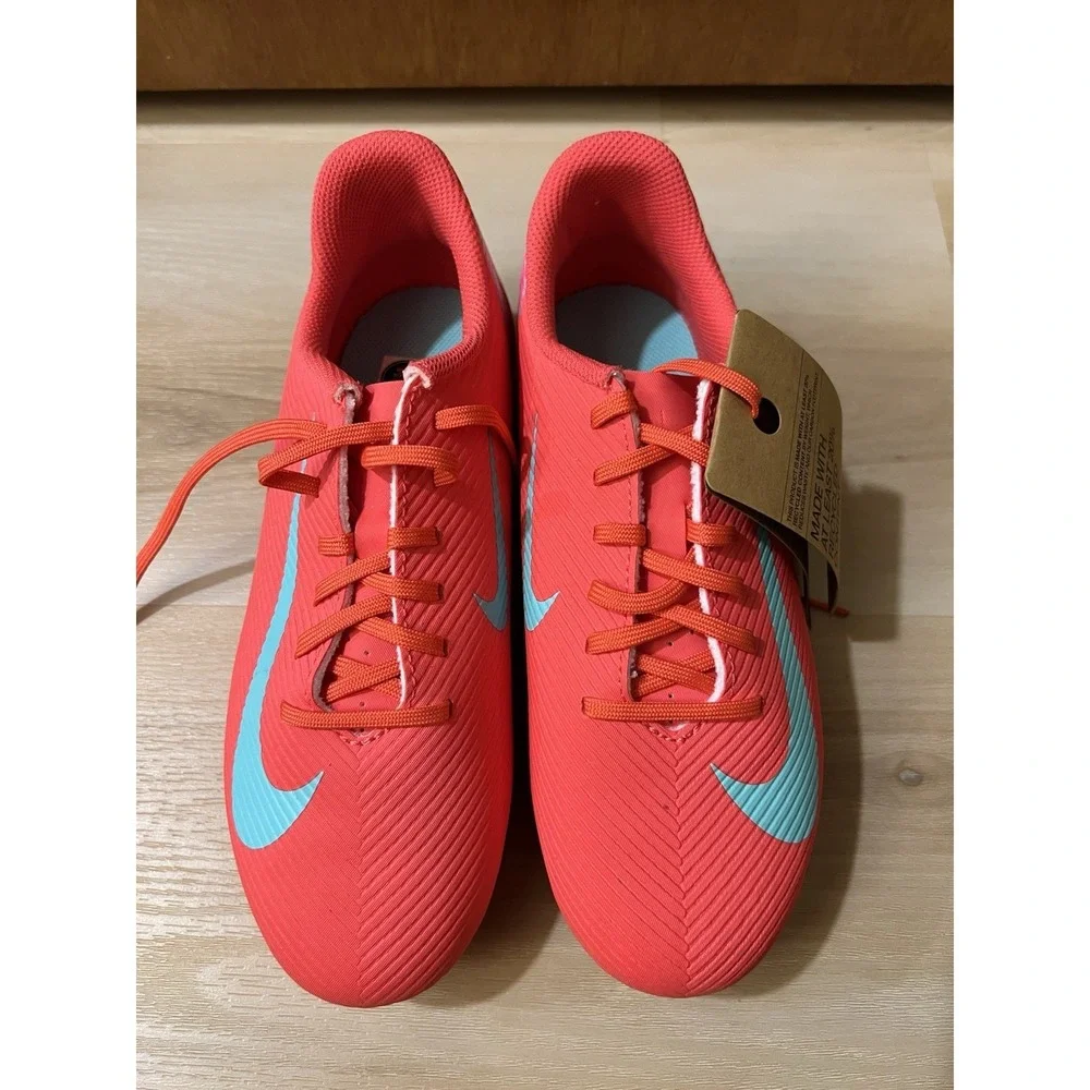 NEW Nike JR Vapor 16 Club FG/MG Ember Glow Kids Youth Soccer FQ8286-800 5Y‎